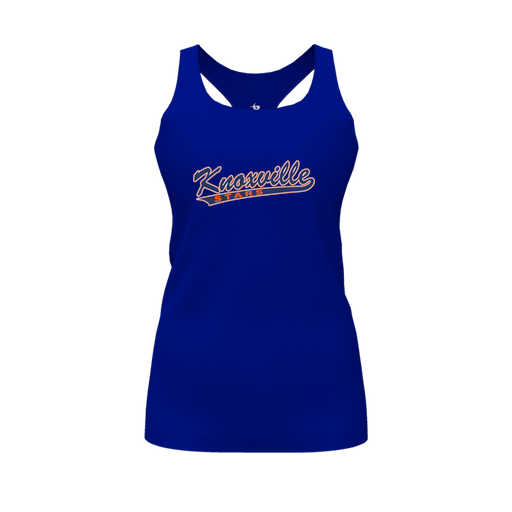 [FT0TRBRY-FYS-LOGO2] Decker Racerback Tank Top (Female Youth S, Royal, Logo 2)