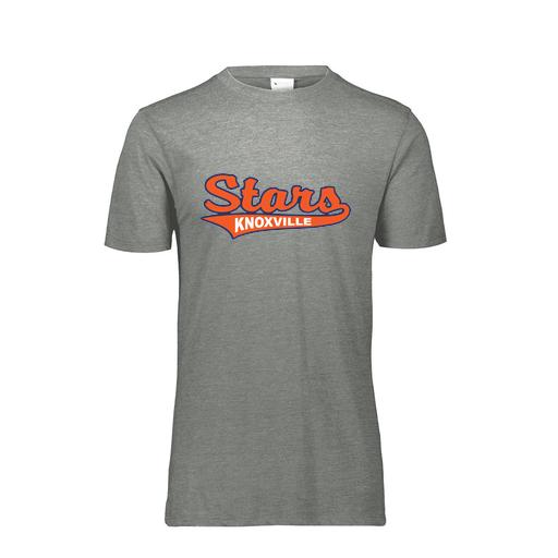 [FTSCUBGY-YS-LOGO3] Decker Youth Tri-Blend T-Shirt - Short Sleeve (Youth S, Gray, Logo 3)