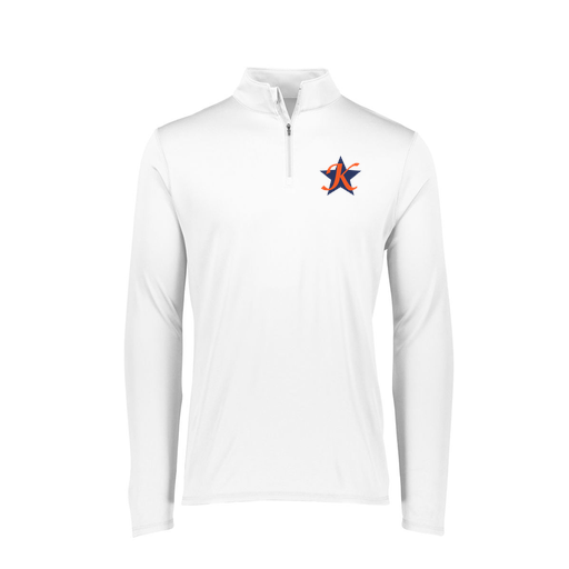 [FTLQFLWH-FAXS-LOGO1] Decker Women's Flex-Lite 1/4 Zip Shirt (Female Adult XS, White, Logo 1)