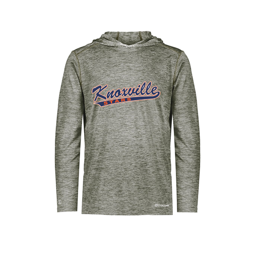 [FOLHCGGY-YS-LOGO2] Decker Youth Charge Hoodie (Youth S, Gray, Logo 2)