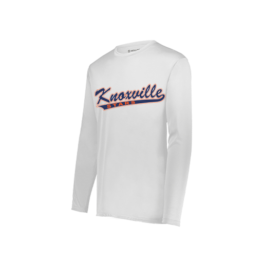[222822.005.XS-LOGO2] Men's LS Smooth Sport Shirt (Adult XS, White, Logo 2)